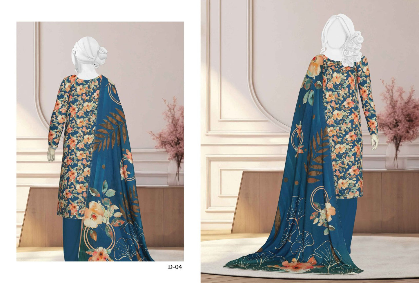 Hoorian Khwabgah | Embellished Lawn Outfit